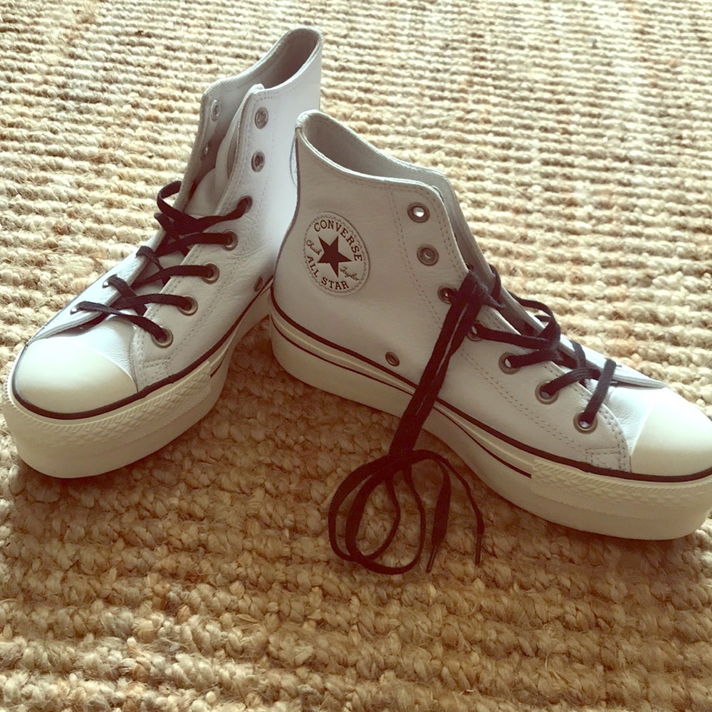 Converse All Star Women's Hi Top Platform White